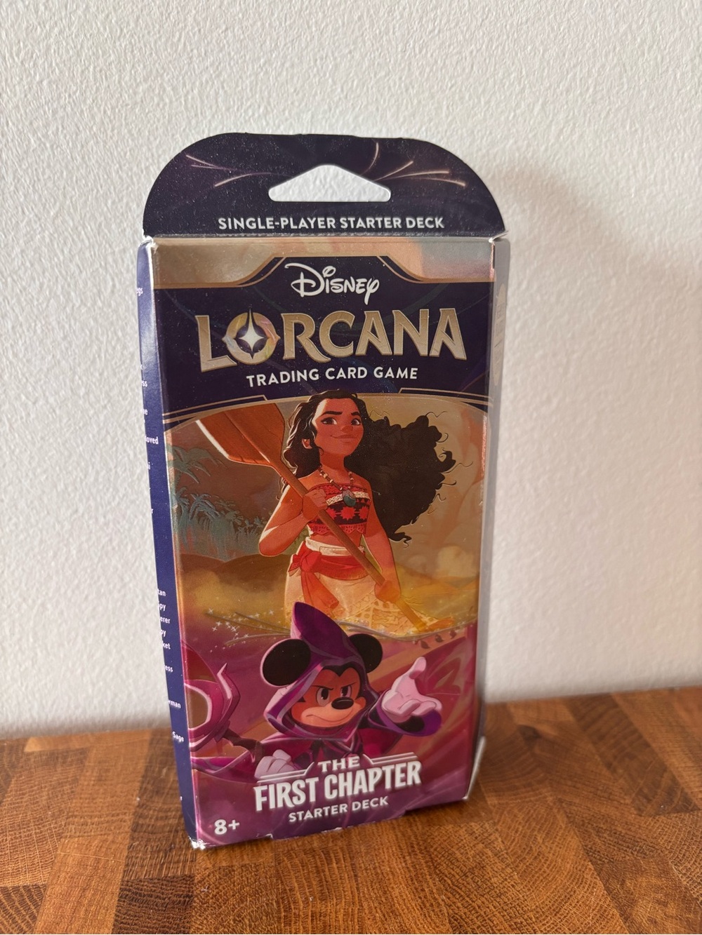 Disney Lorcana TCG The First Chapter Starter Deck Amber & Amethyst Sealed New